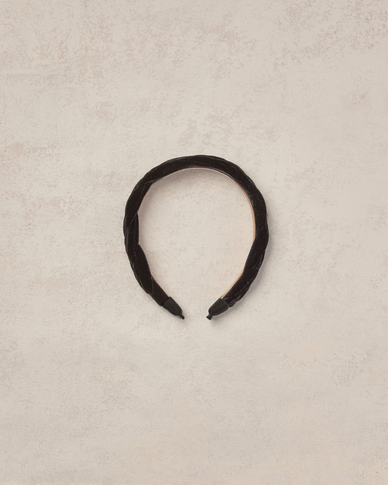 Velvet Braided Headband || Black - Rylee + Cru Canada